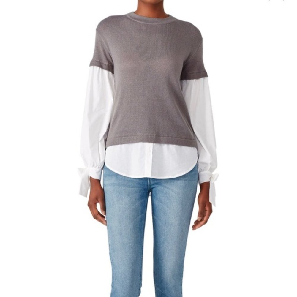 Devlin by PARKER Grey Flare Sweater S